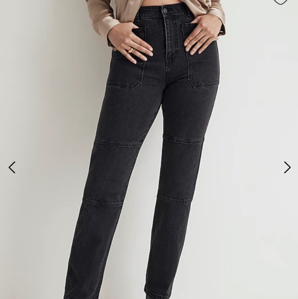 Madewell The Petite '90s Straight Cargo Jean Size 29 P NWT